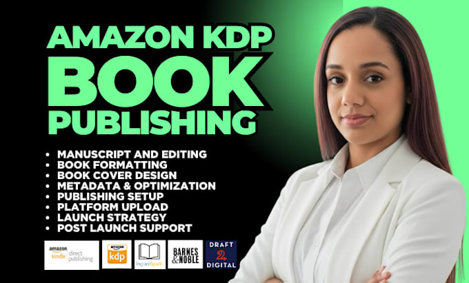 book publishing, self publishing, kindle publishing, amazon kdp book publishing