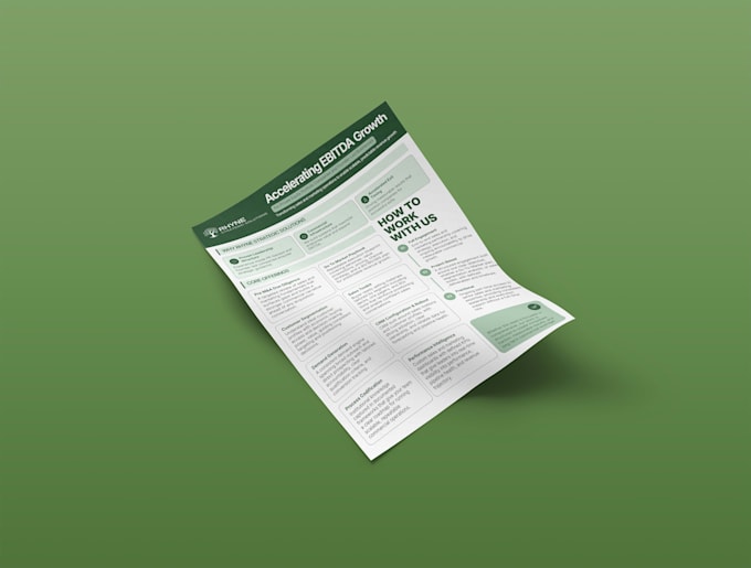 design a meaningful one pager in canva or adobe illustrator