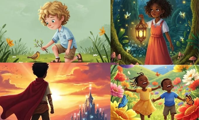 illustrate children book illustration, book illustration, children illustration
