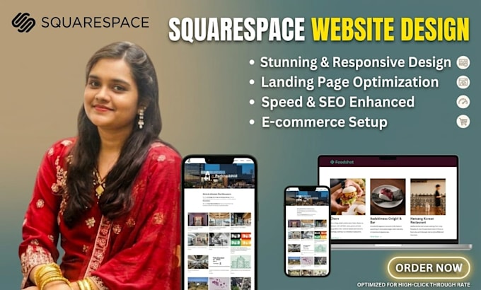 build squarespace website design or redesign squarespace