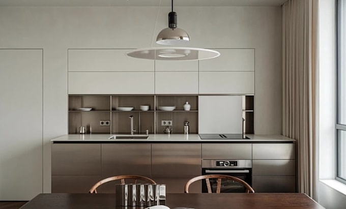 create cgi interior design with realistic 3d rendering