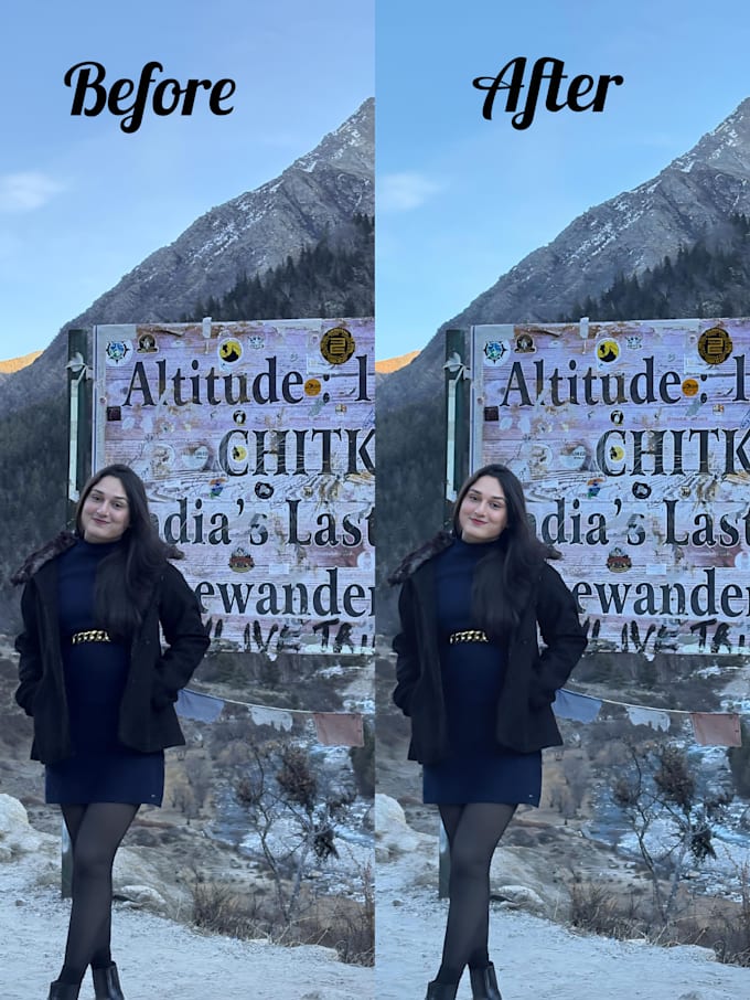 do professional photo editing and retouching or colour correction