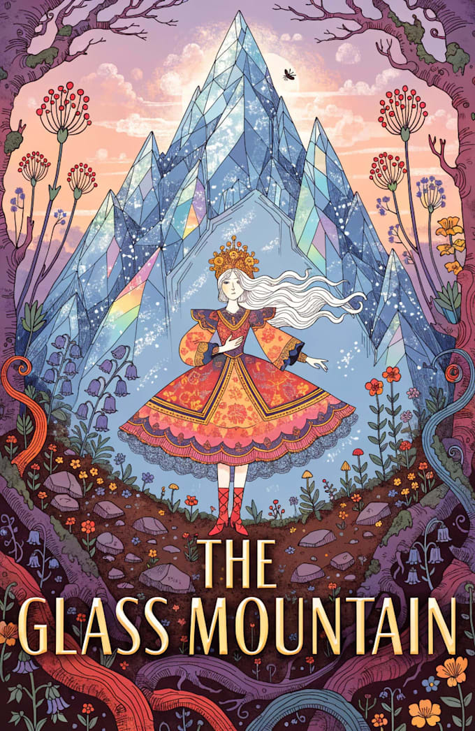make  illustrated fairytale book cover