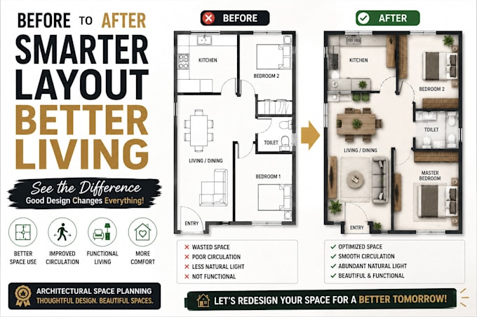 optimize and redesign your floor plan professionally