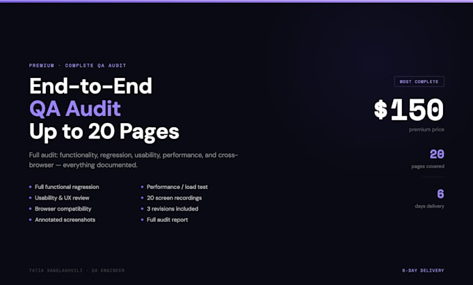 test your website or app or API