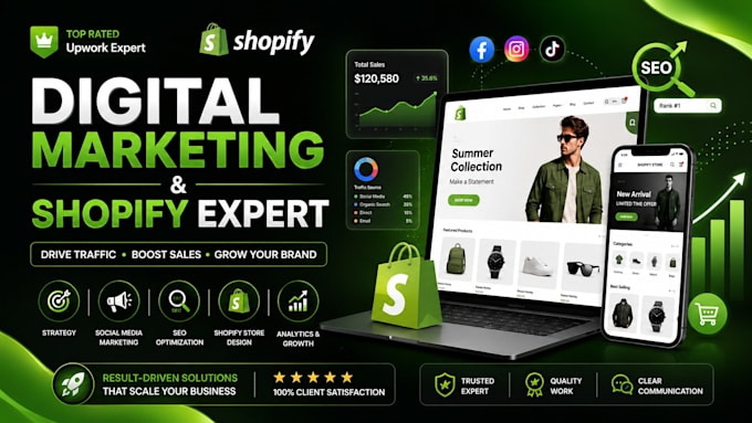 build, design, or redesign your shopify store professionally