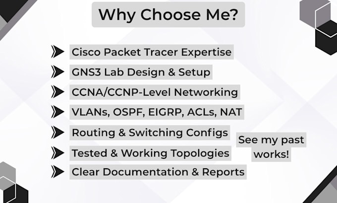 be your cisco packet tracer and gns3 expert