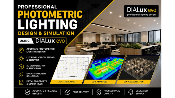 create photometric lighting design and simulation using dialux evo