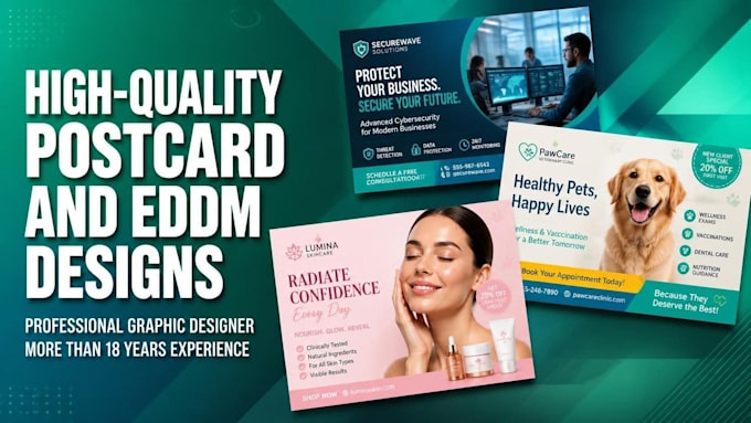 design professional poster or instagram flyer