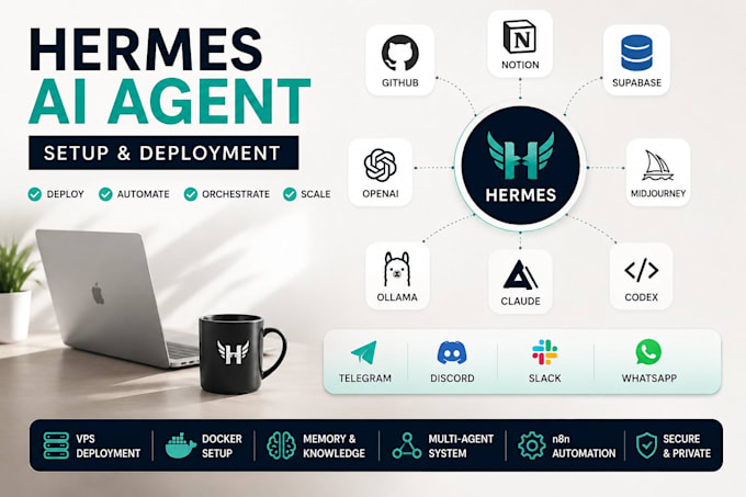 setup hermes ai agent openclaw n8n mcp ollama codex claude code on vps fix wsl2