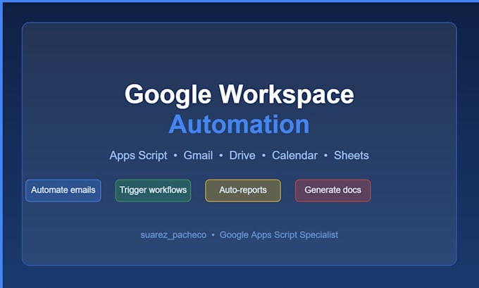 automate your google workspace with apps script and custom integrations