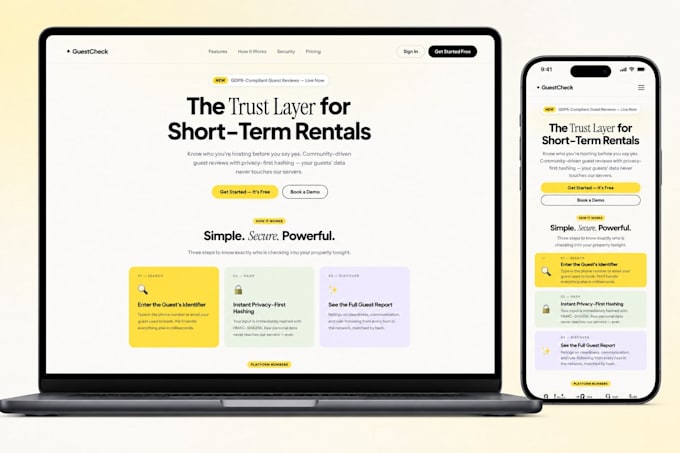 design and develop a modern saas website in webflow