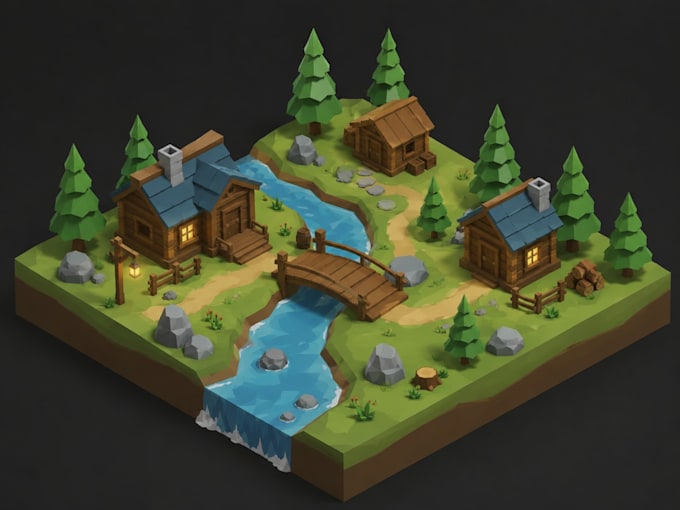create custom 3d environments for games and concept art