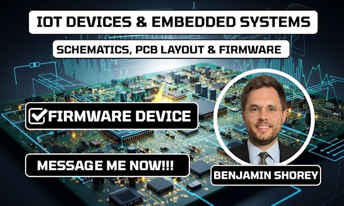design and develop iot devices embedded systems from schematic to pcb