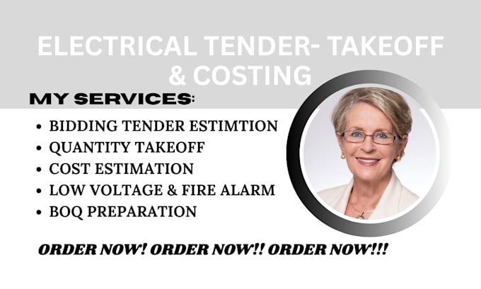 do electrical tender, fdas and low voltage cost estimation and quantity takeoff