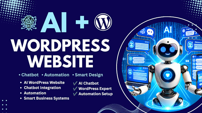 build an ai powered wordpress website with chatbot and automation