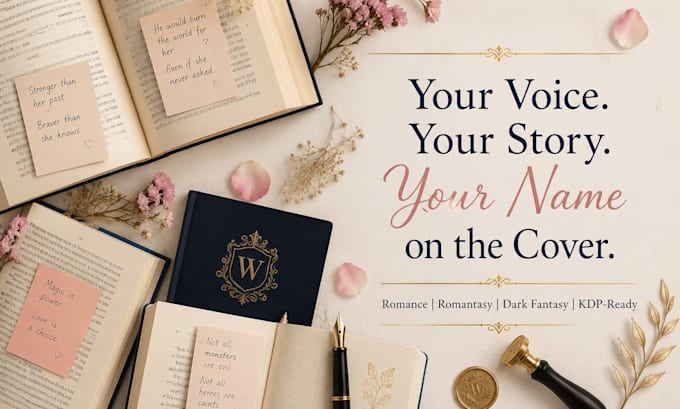 be your ya romance ghostwriter and fiction ebook writer for KDP