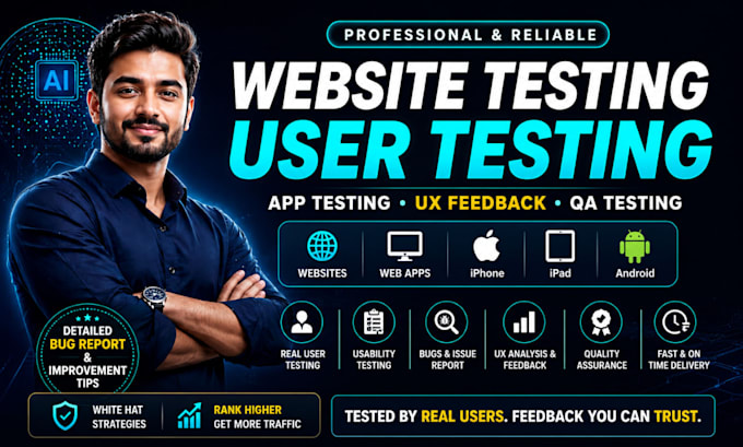 do website testing user testing iphone ipad android app testing UX feedback