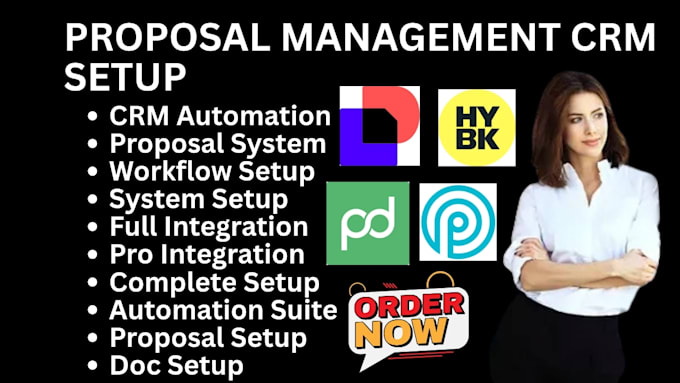 setup and automate proposal management CRM pandadoc docusign honeybook proposify