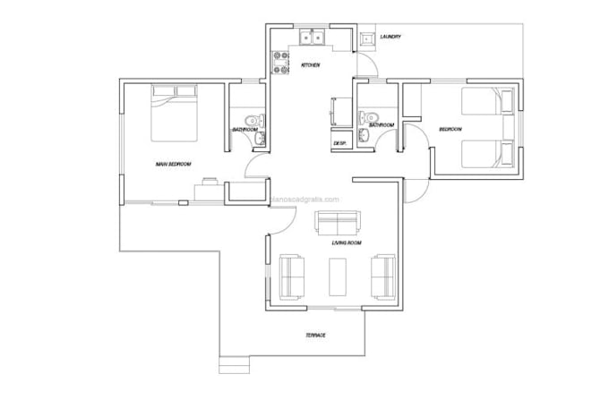 redraw floor plan for real