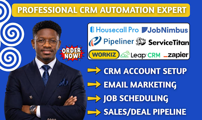 do housecall pro pipeliner workiz jobnimbus servicetitan leap zapier integration