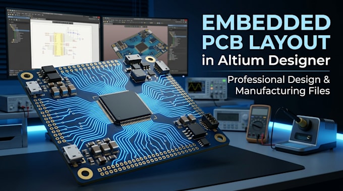 create embedded pcb layouts and manufacturing files in altium