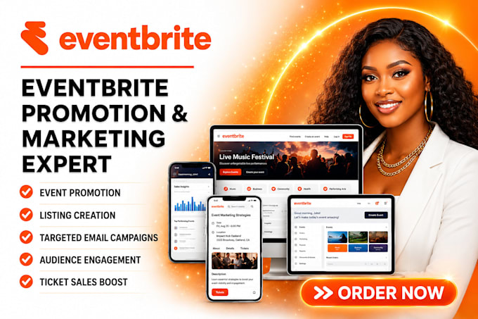 create ,optimize and promote eventbrite event ,webinar for maximum ticket sales