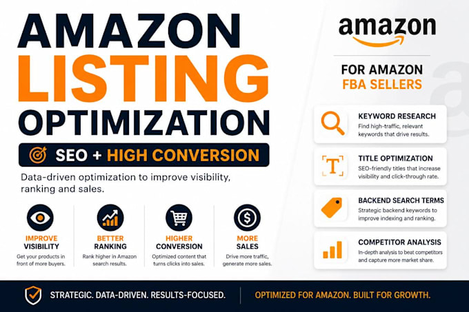 audit and optimize your amazon listing for higher ranking