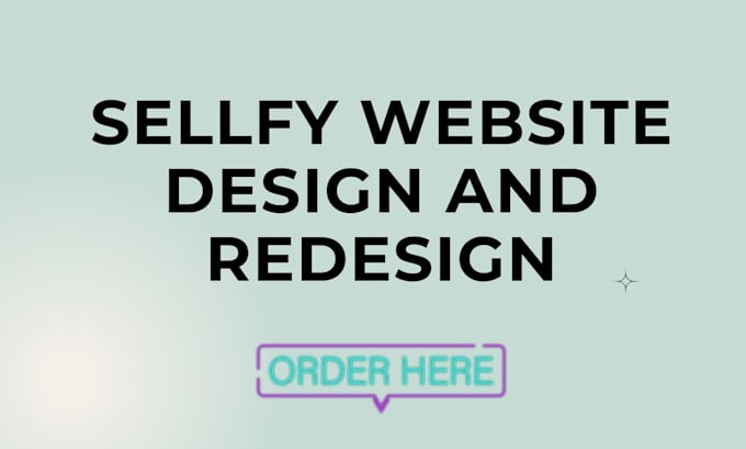 do sellfy website design and redesign and shopify website development