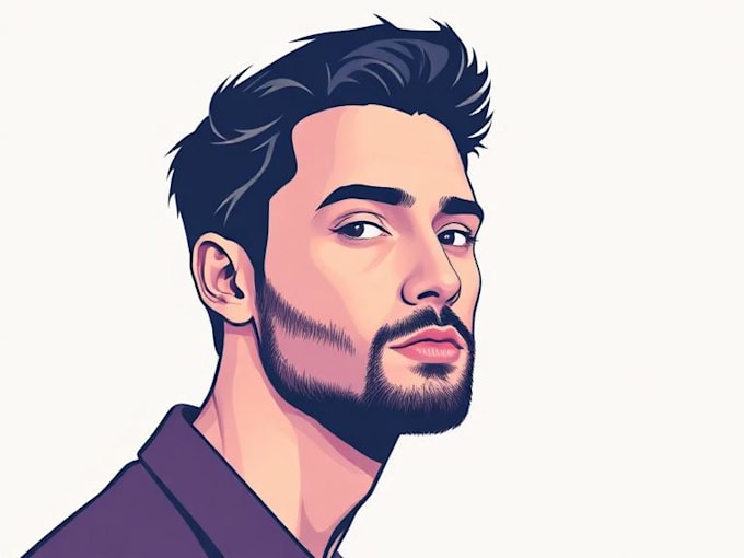 make high quality vector art portraits with modern aesthetics
