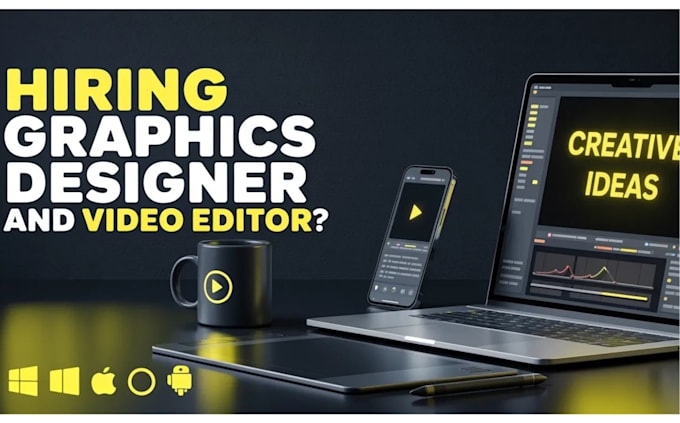 design professional graphics and editing