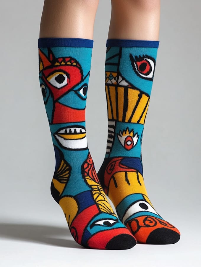 unique socks design and custom socks design