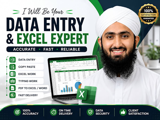professional data entry specialist excel expert