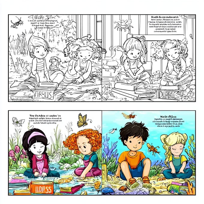 creative childrens book illustrations for storytelling