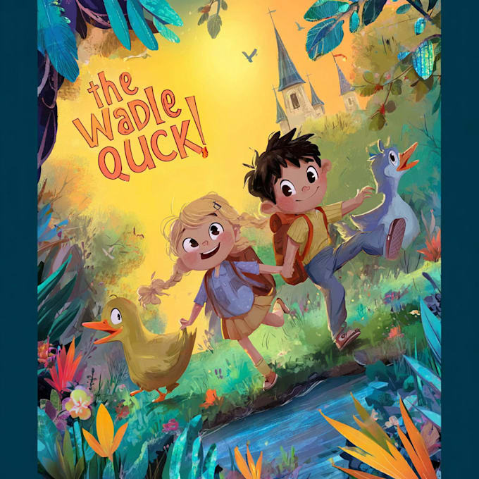 design a professional childrens book cover