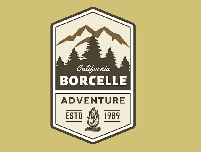 create a professional mountain and outdoor logo design