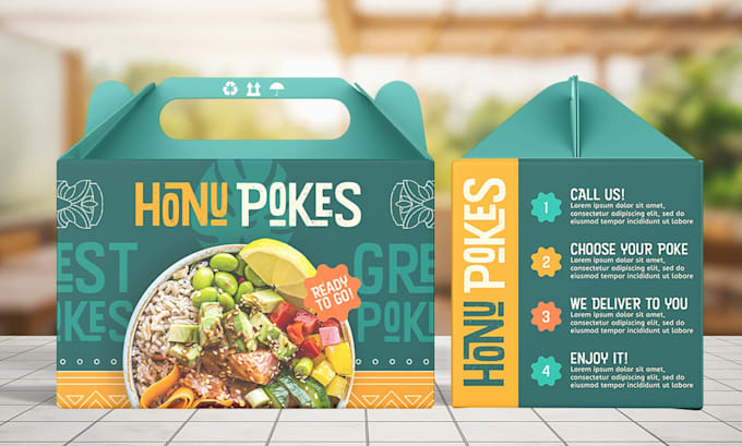 do box design, product packaging with 3d mockup