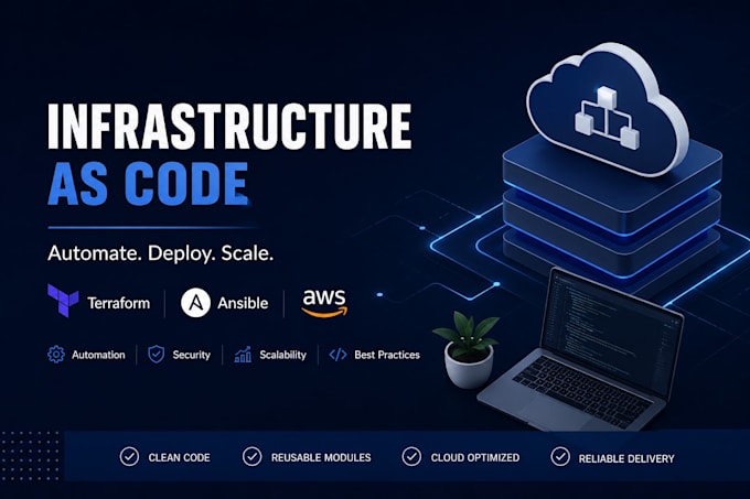 do infrastructure as code using terraform, ansible and AWS