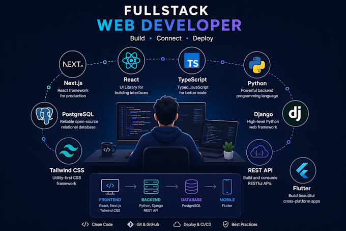 build a full stack web app with nextjs and react and python