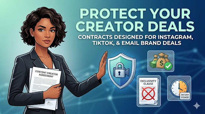 draft a professional ugc creator contract or brand agreement