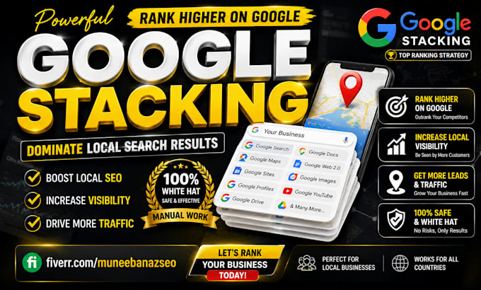 create omg and rys google stacking for local SEO ranking