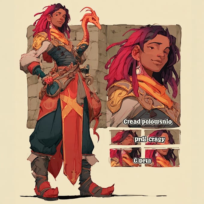 create fantasy concept art for your story