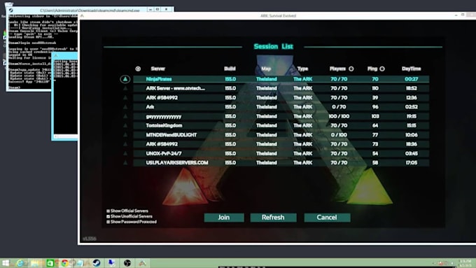 setup and install an ark survival evolved game server