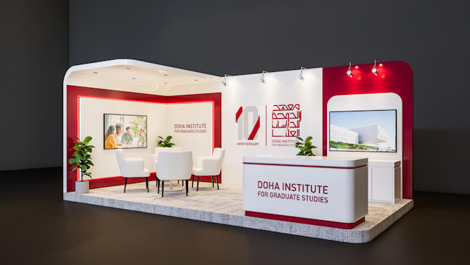 create custom 3d exhibition booth renderings