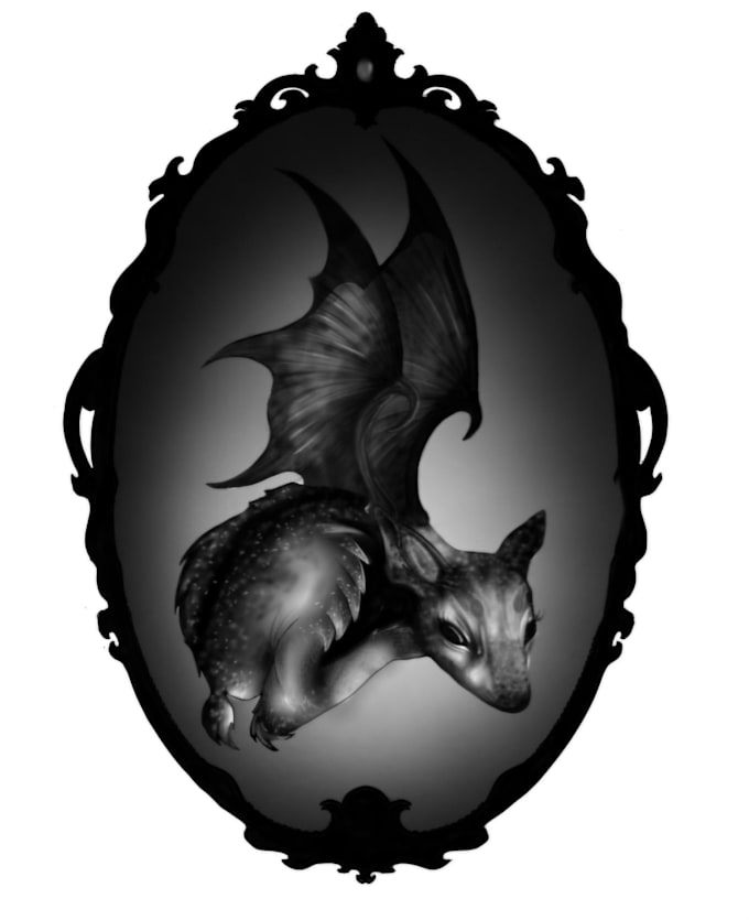 custom tattoo design gothic, blackwork, ornamental styles