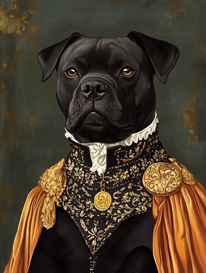 create a custom watercolor pet portrait or pet painting