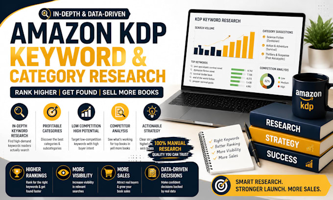 do in depth amazon KDP keyword category research amazon KDP ads non fiction