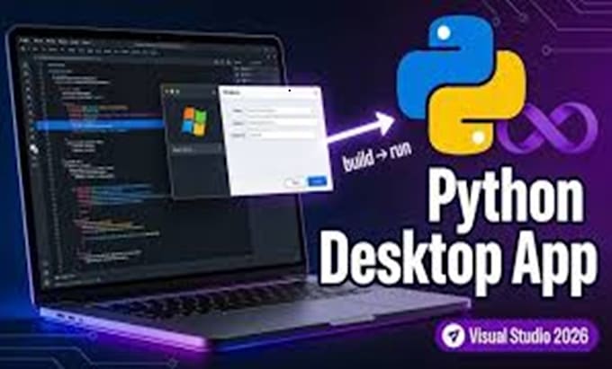 develop professional desktop apps with python, java for windows, mac and linux