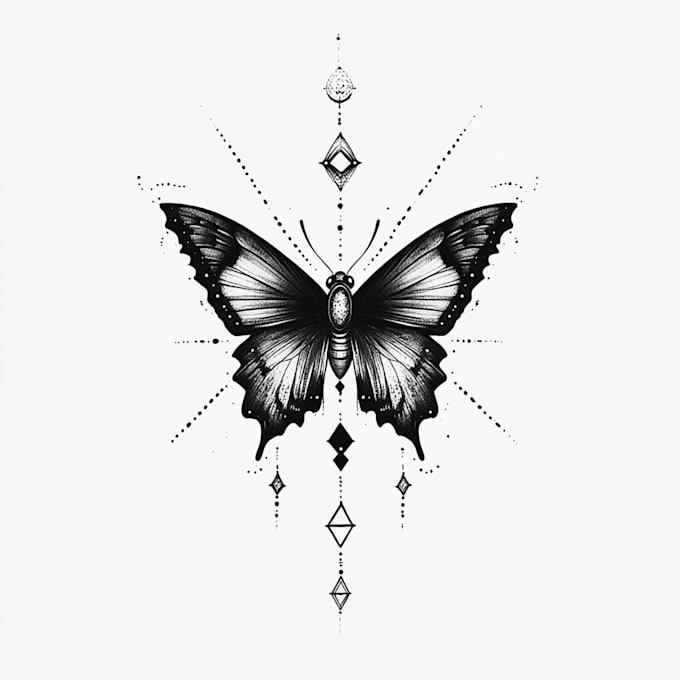 create a minimalist tattoo design