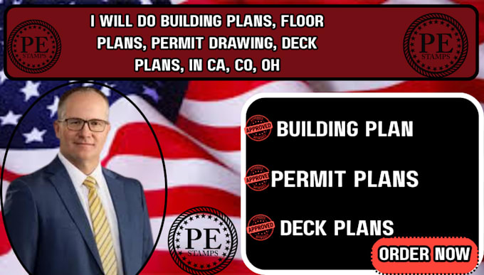 do permit plans, basement plan, deck plan, hvac plan, dadu plan in california